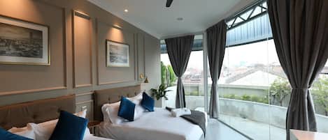 行政四人房, 2 張加大雙人床, 非吸煙房 | 高級寢具、迷你吧、客房內保險箱、獨特裝潢