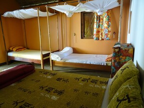 In-room safe, desk, cots/infant beds, bed sheets