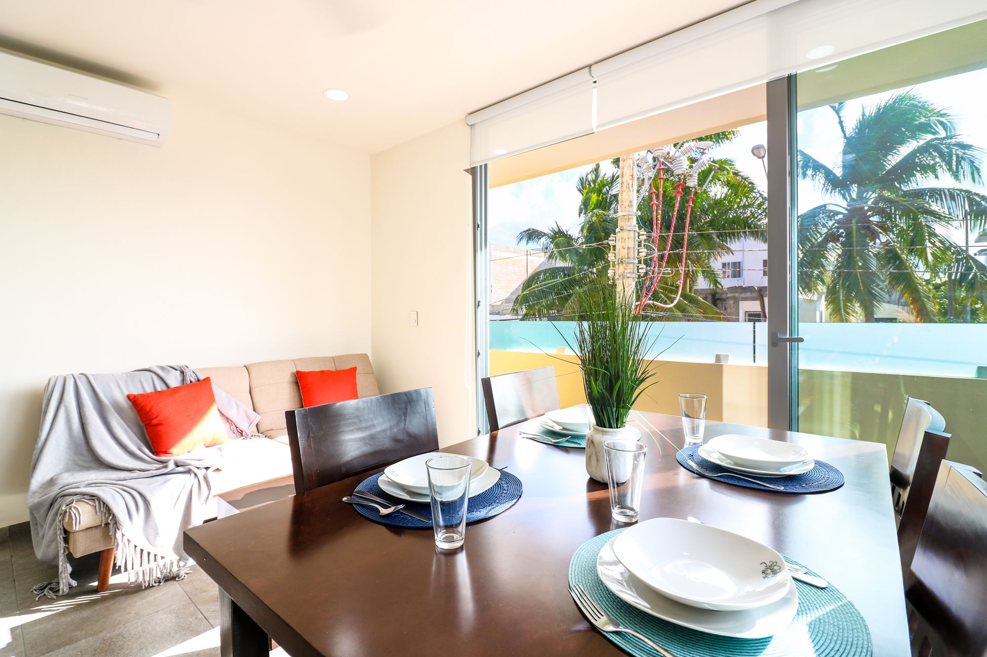 Apartment | Living area | 20-inch flat-screen TV with cable channels, TV