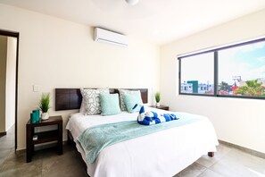 Appartement | 1 slaapkamer, beddengoed