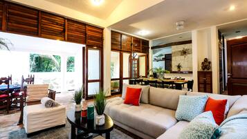Villa | Living area | Flat-screen TV