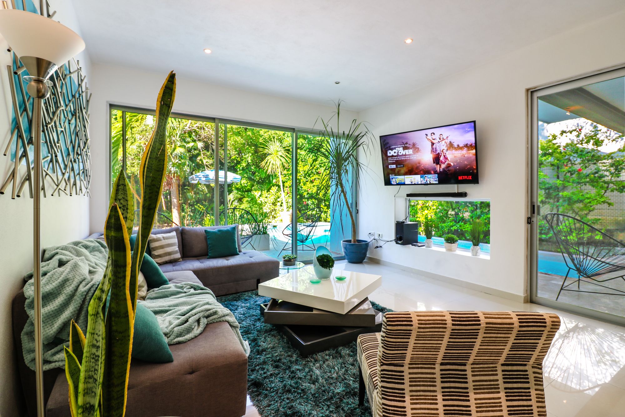 Villa | Área de sala de estar | Televisión de pantalla plana 