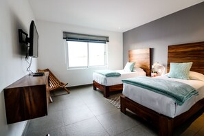 3 habitaciones y ropa de cama 