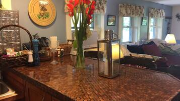 Deluxe Apartment, Multiple Beds, Garden View, Ground Floor | Living area | Flat-screen TV, DVD player