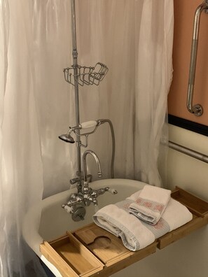 Deluxe Apartment, Multiple Beds, Garden View, Ground Floor | Bathroom shower