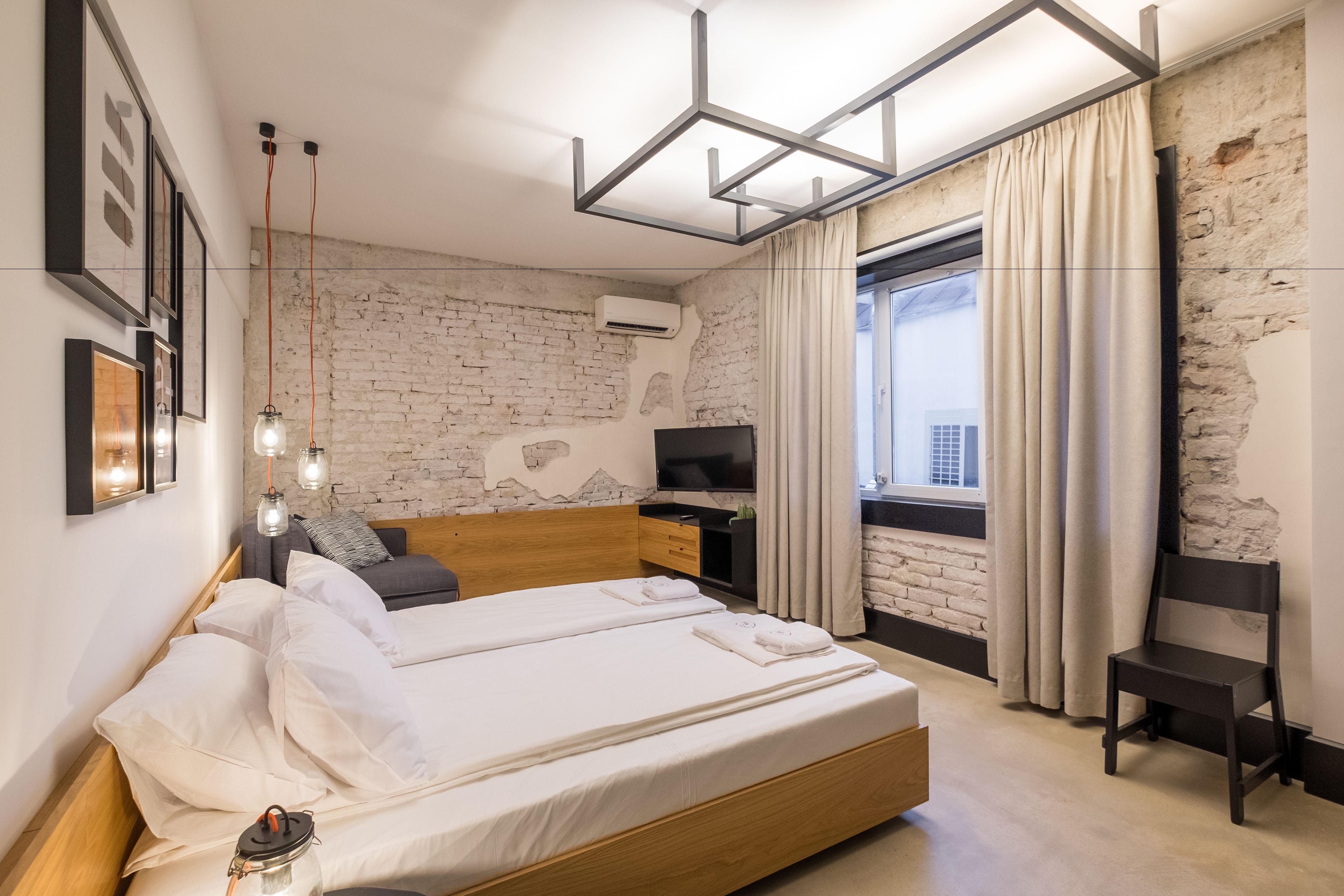 deluxe studio | premium bedding, blackout curtains, iron/ironing board, free wifi