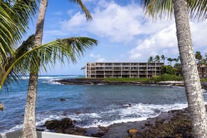 On the beach, sun loungers, beach towels - Spectacular Floor-To-Ceiling Ocean View, Ground Floor For Direct Ocean Access!!! (Poipu)