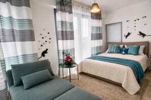 Signature Apartment, 2 Bedrooms, Accessible, City View | Extra beds - ART Garden Towers Prague (Prague)