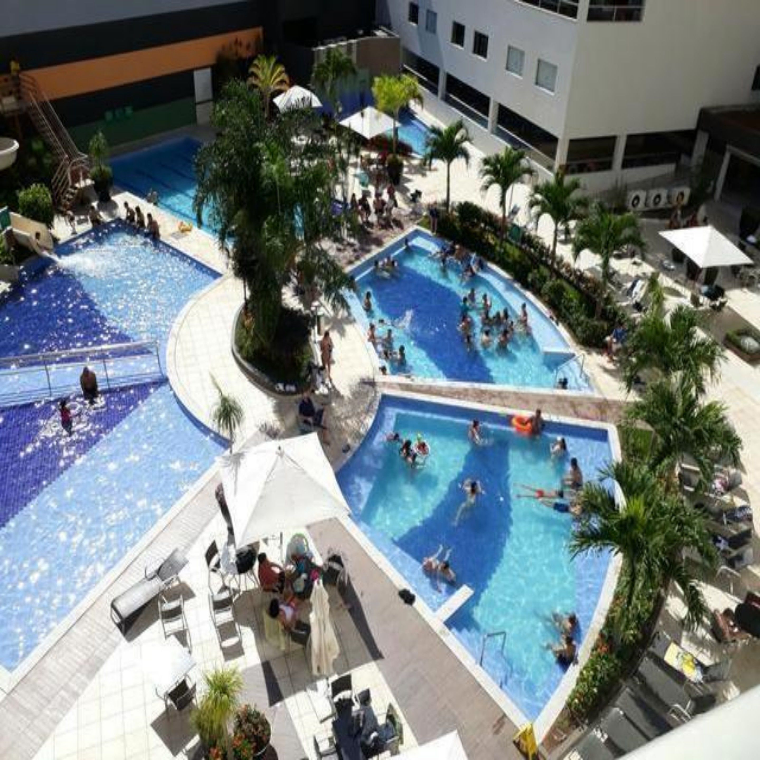 Indoor pool, 6 outdoor pools, open 8 AM to midnight, sun loungers
