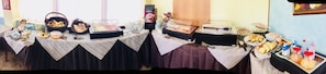 Daily buffet breakfast (EUR 5 per person)
