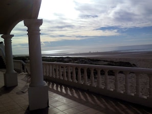 On the beach
