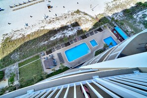 Indoor pool, outdoor pool