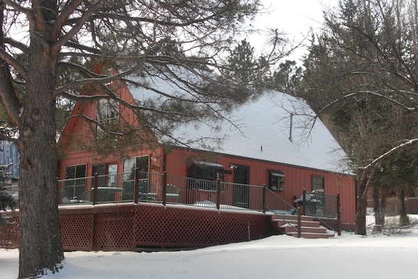 Front View in Winter.
