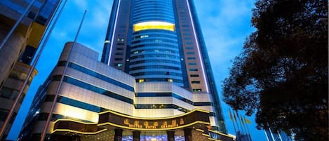 Front of property – evening/night