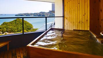 Superior Japanese Style Room, TOBISHIMAKAN, with Private Open-air Bath | Premium bedding, down duvets, free WiFi, bed sheets