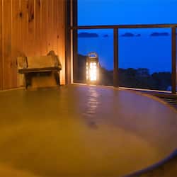 Japanese Western Style Suite, TOBISHIMAKAN, with Private Open-air Bath | Private spa tub