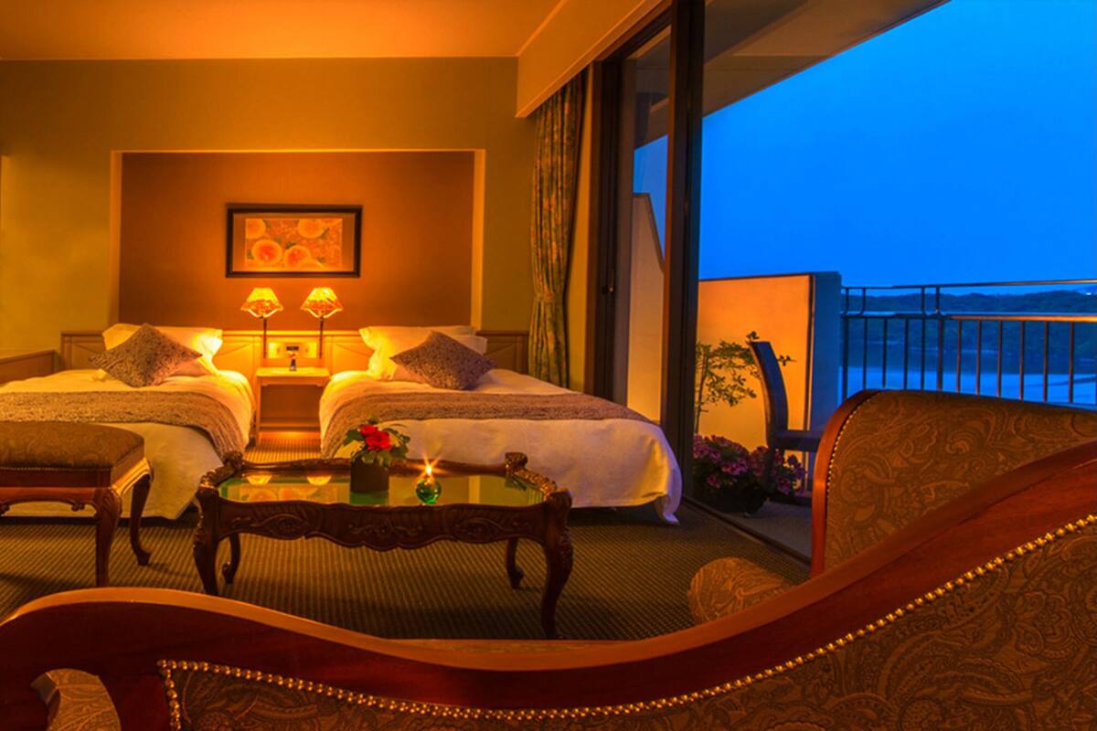Japanese Western Style Room, HANASHINJYU, Top Floor | Premium bedding, down comforters, WiFi (free), bed sheets
