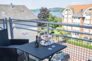 Penthouse Luxe | Vue de la chambre