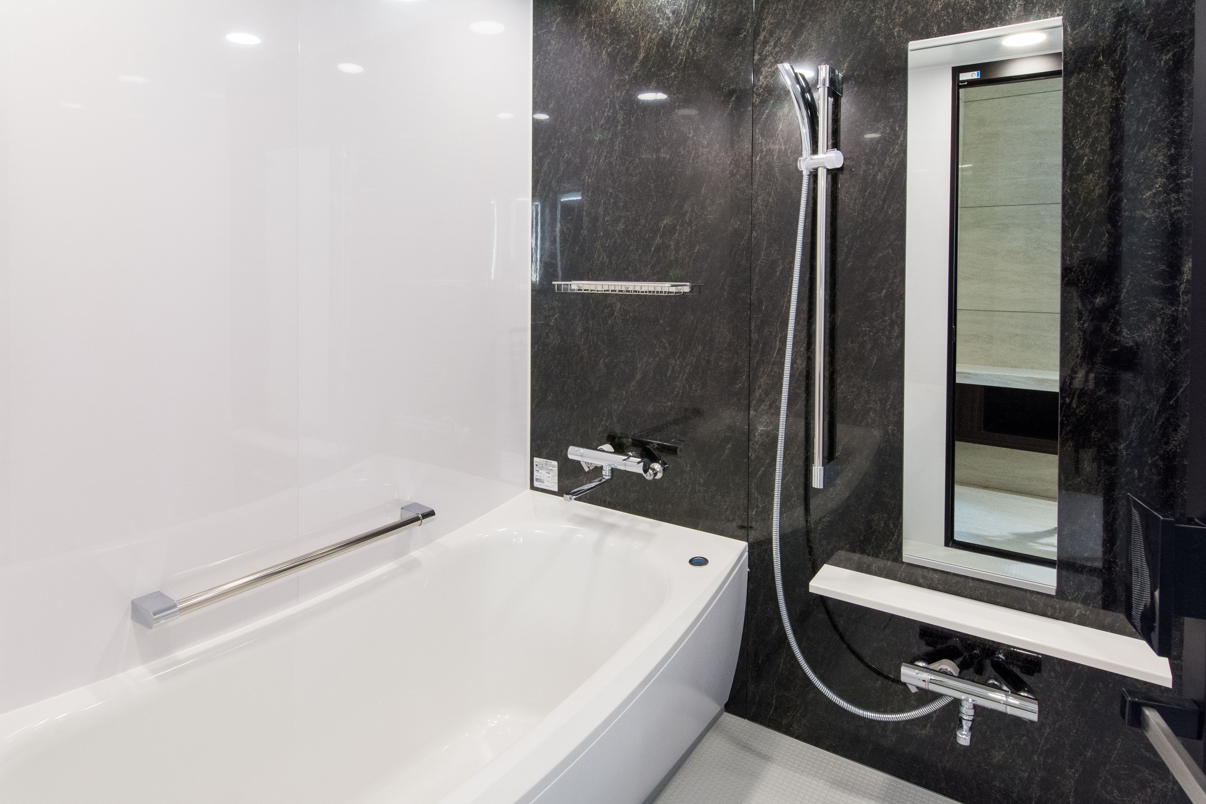 executive twin room | bathroom | free toiletries, hair dryer, slippers, electronic bidet