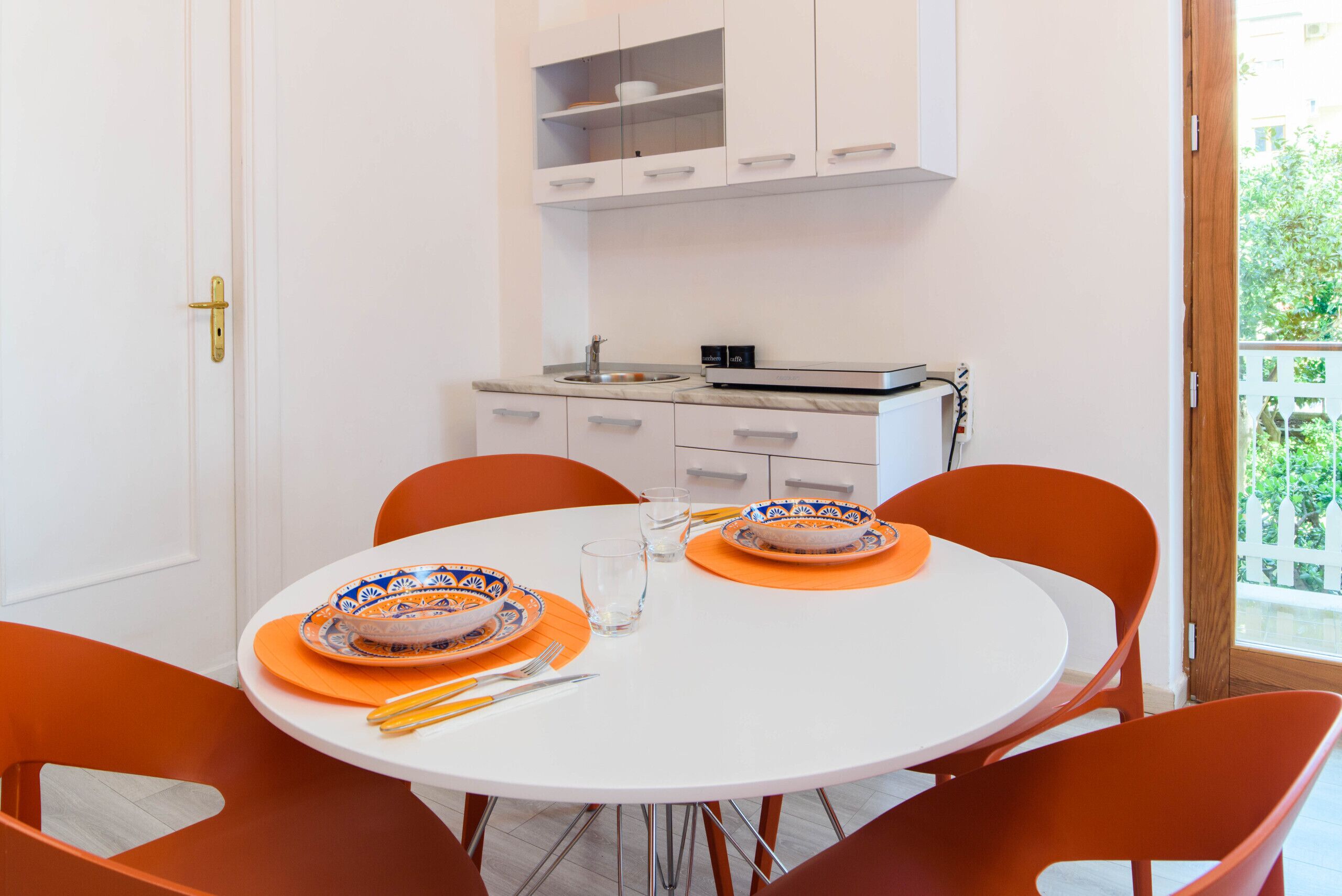 Spiseområde på rommet