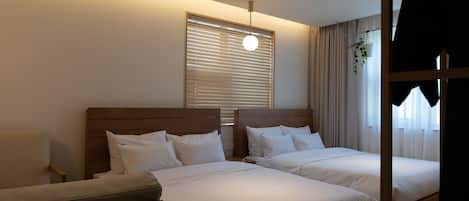 Bureau, chambres insonorisées, Wi-Fi gratuit, draps fournis