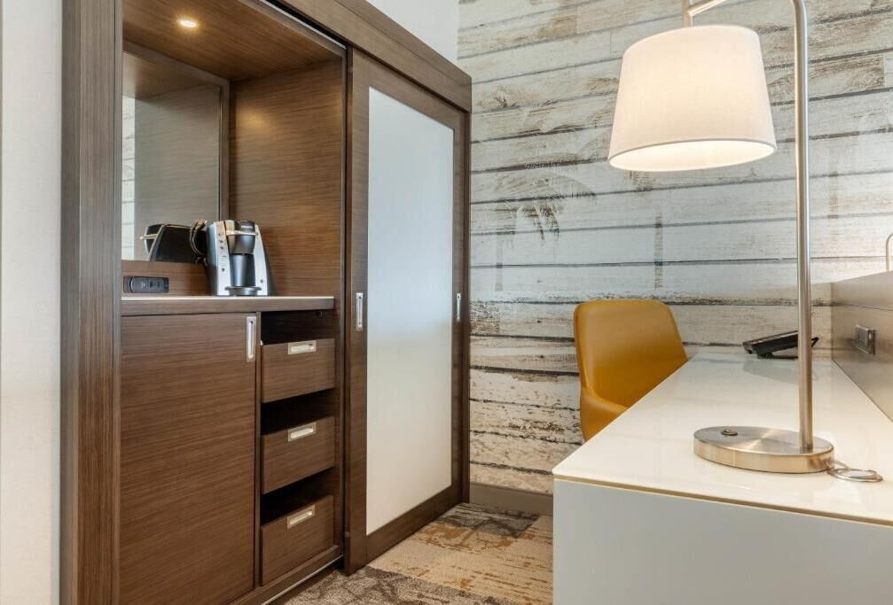 49-inch flat-screen tv with satellite channels, tv, ipod dock