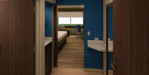 Suite, 2 Queen Beds | In-room safe, desk, blackout drapes, iron/ironing board - Holiday Inn Express Alliance by IHG (Alliance)