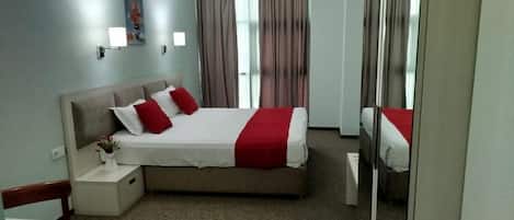 Free WiFi, bed sheets