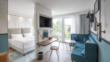 Suite, 1 Queen-Bett, Stadtblick