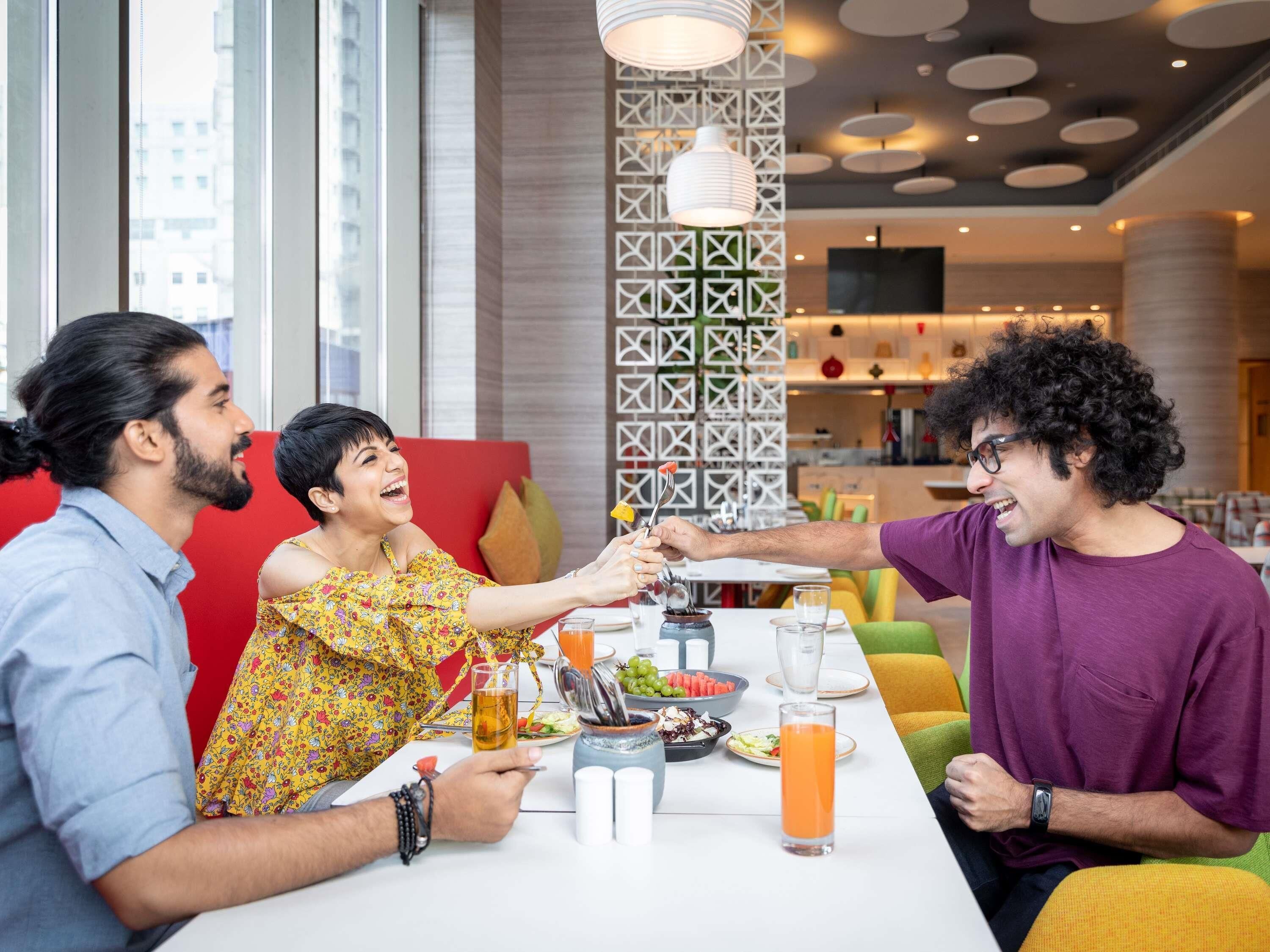 lunch and dinner served, local and international cuisine