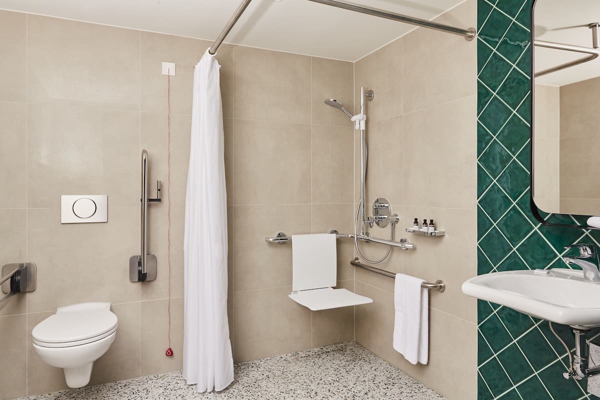Standard Room, 1 Queen Bed, Accessible | Bathroom