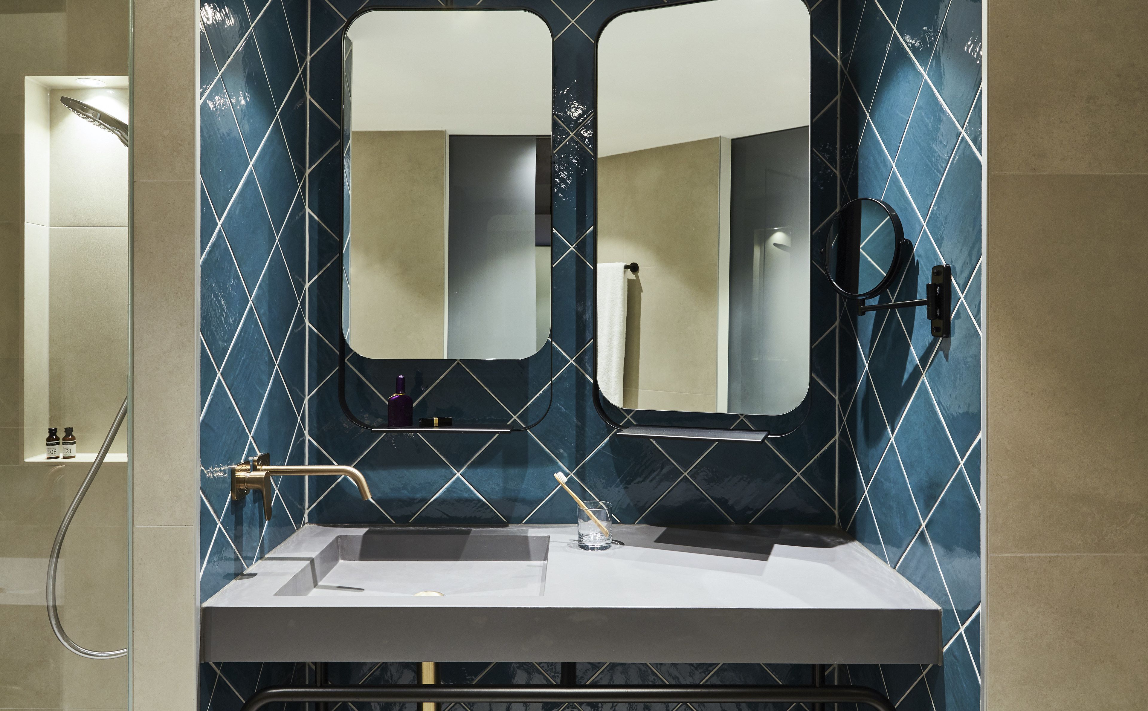 free toiletries, hair dryer, bathrobes, slippers