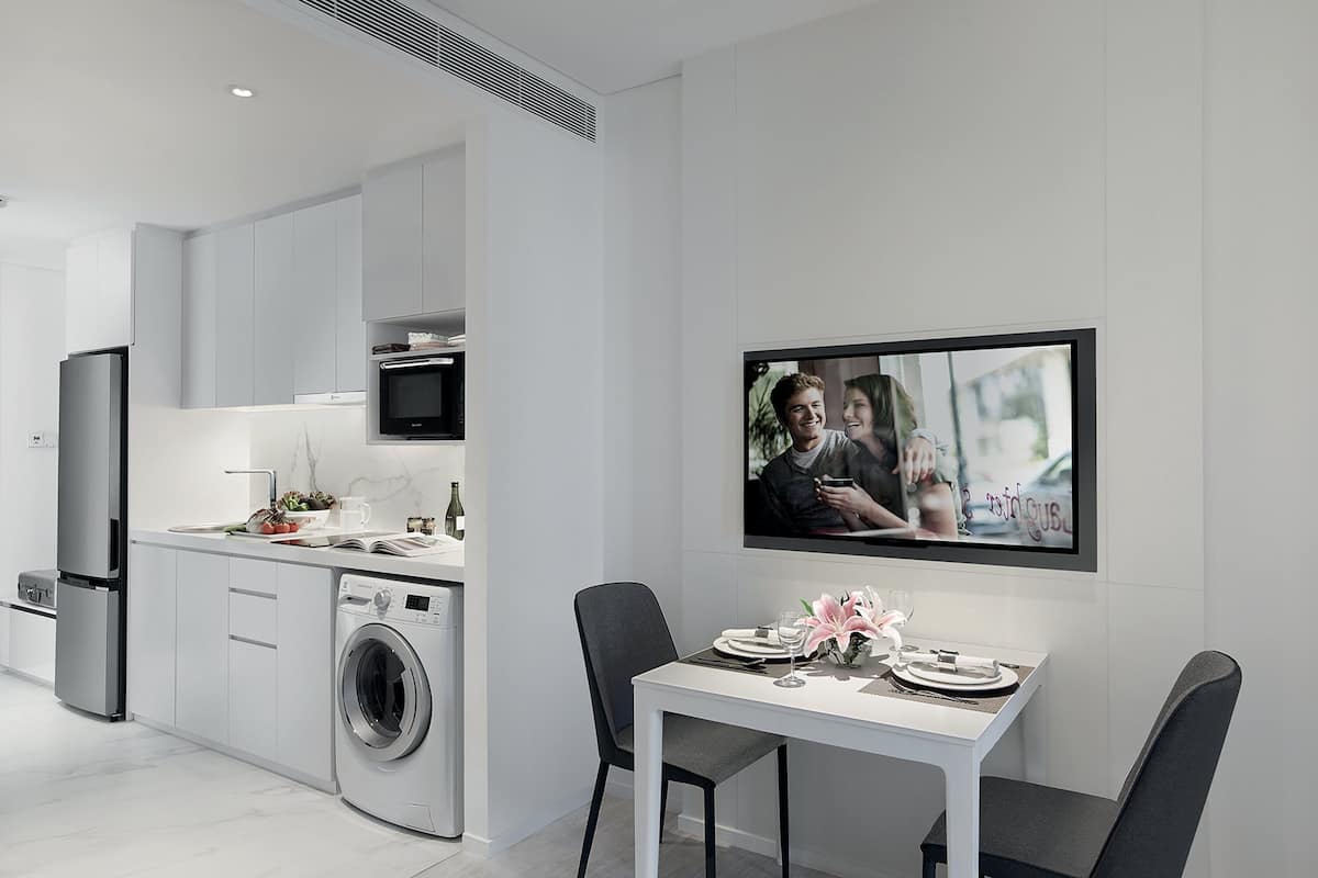 1 slaapkamer, luxe beddengoed, een kluis op de kamer, een bureau