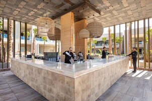 Poolside bar