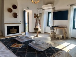 Suite Royal, vistas al mar | 2 dormitorios, sábanas de algodón egipcio, ropa de cama de alta calidad