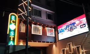 Front of property – evening/night