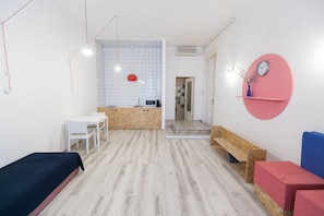 Desk, iron/ironing board, free WiFi