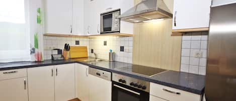 Microwave, oven, dishwasher, highchair