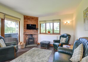 TV, fireplace, DVD player