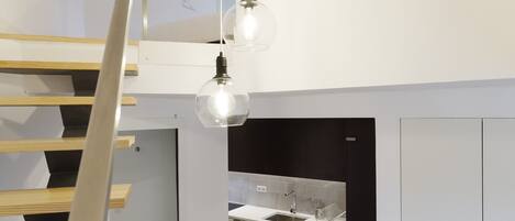 City Apartment, 1 Bedroom, Kitchenette | Living area | Flat-screen TV