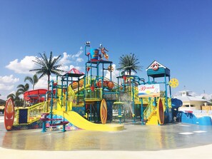 Family Villa, Multiple Bedrooms, Garden Area | Waterslide - Encore Club #1 - 10 Bedroom Private Pool Villa in Reunion Golf Resort (Kissimmee)