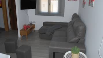 Standard Apartment, 2 Bedrooms | Living area | Flat-screen TV
