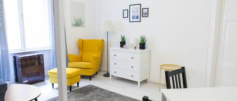 Maison mitoyenne Ville | Coin séjour