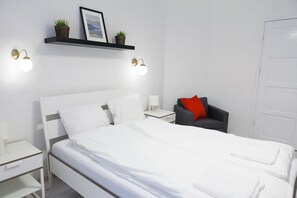 Appartement Ville, 2 chambres | 2 chambres, bureau, fer et planche à repasser, Wi-Fi gratuit
