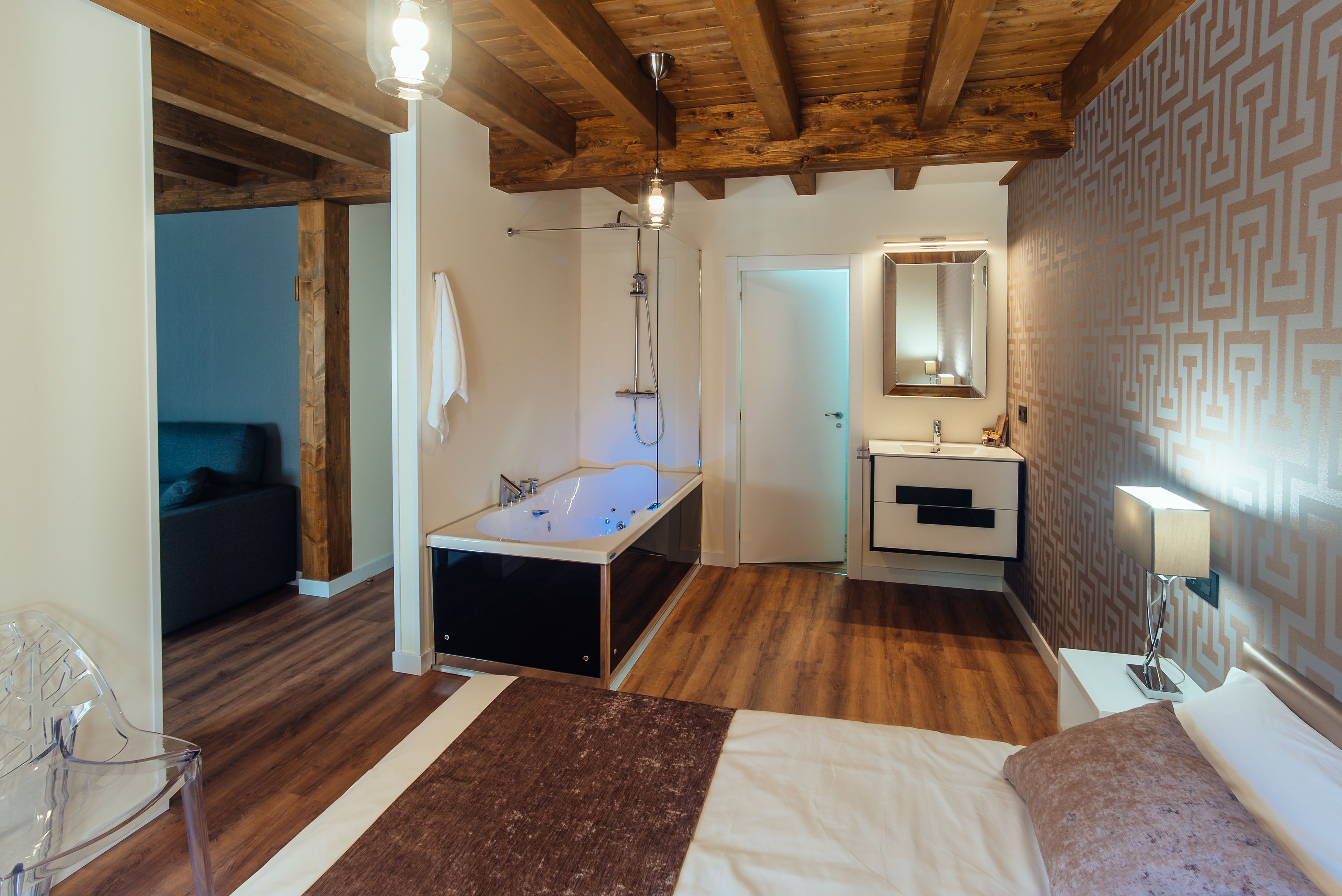 Baignoire relaxante profonde