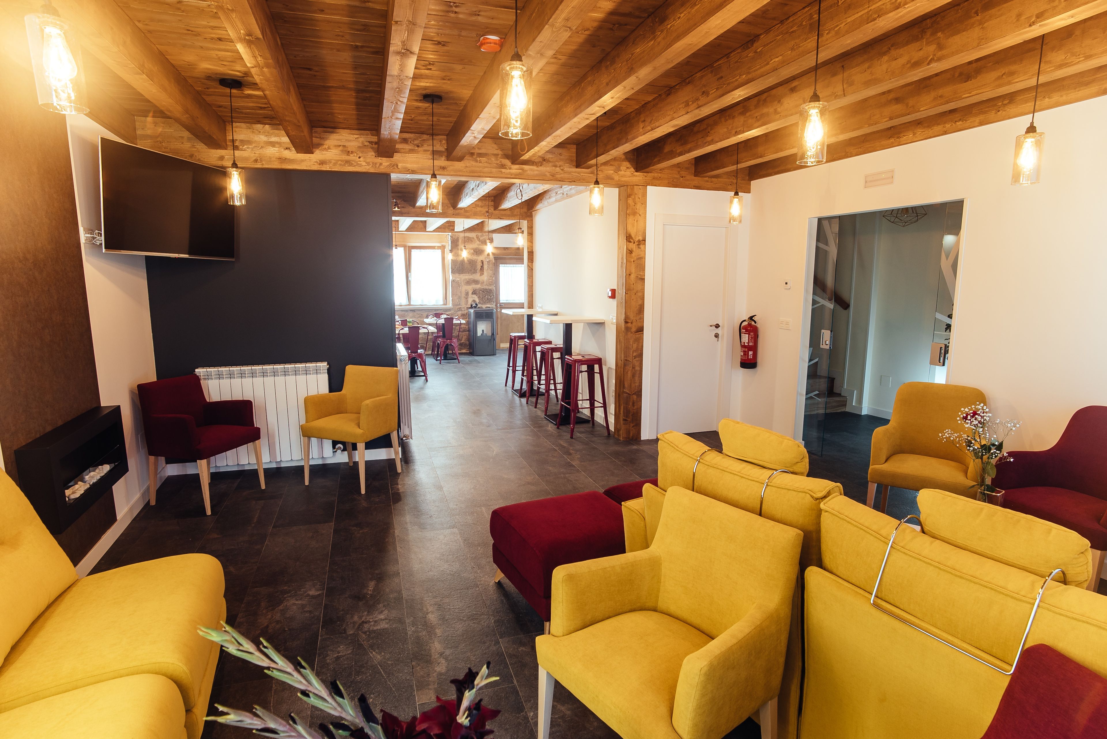 Coin salon dans le hall