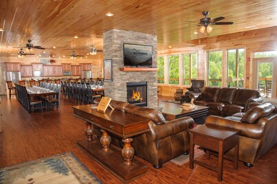 Greenbrier Estate 28 Bedroom Cabin by RedAwning