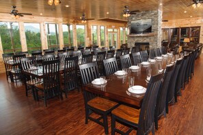 Cabin, Multiple Bedrooms | Dining - Sycamore Mansion 14 Bedroom Cabin by RedAwning (Sevierville)