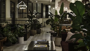 Sitteområde i lobbyen