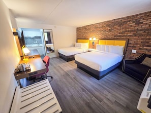 Suite, Two Queen Beds | Premium bedding, down comforters, blackout drapes, free WiFi